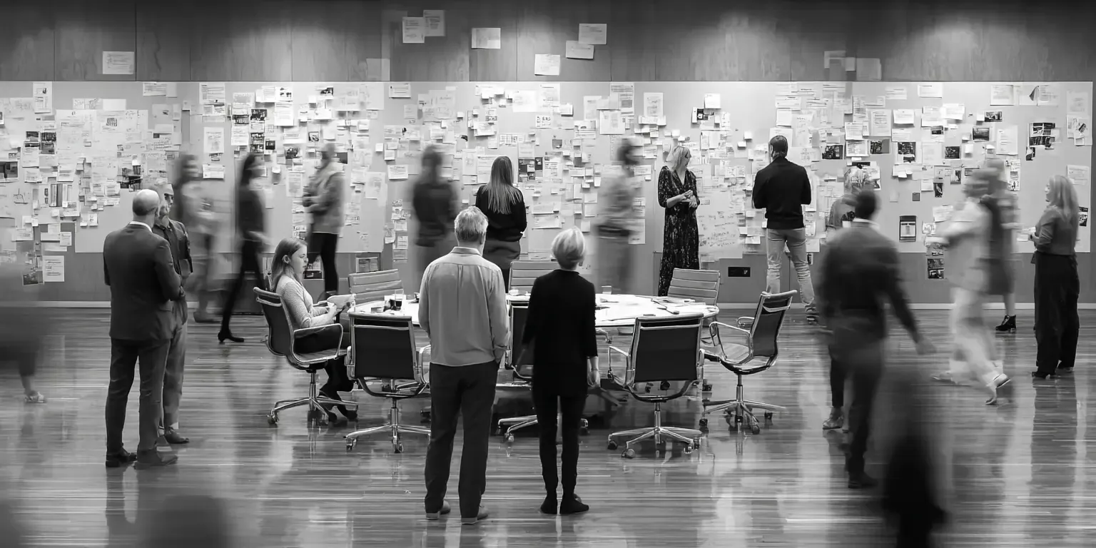 A design sprint in action